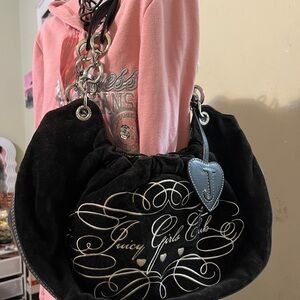 Juicy Couture Black Elegant Shoulder Bag